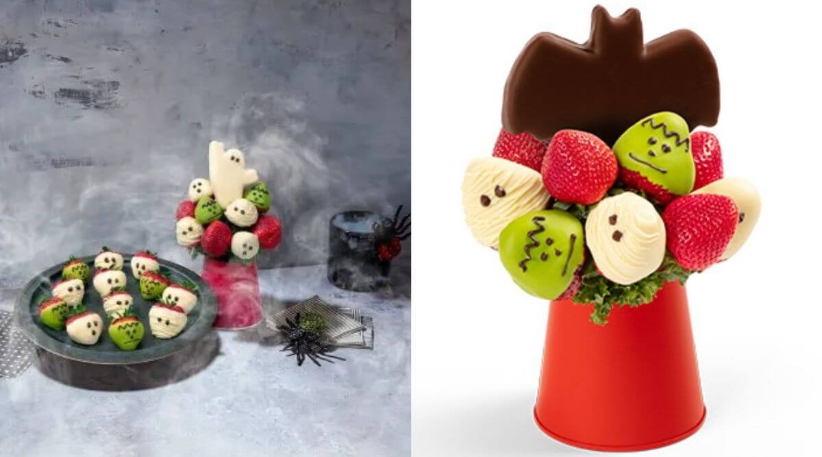 edible arrangements spooky season fruit basket