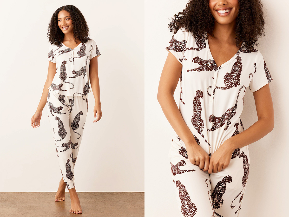 Elegant PJs - Mason Grey Nadia PJ Set in Vinyasa