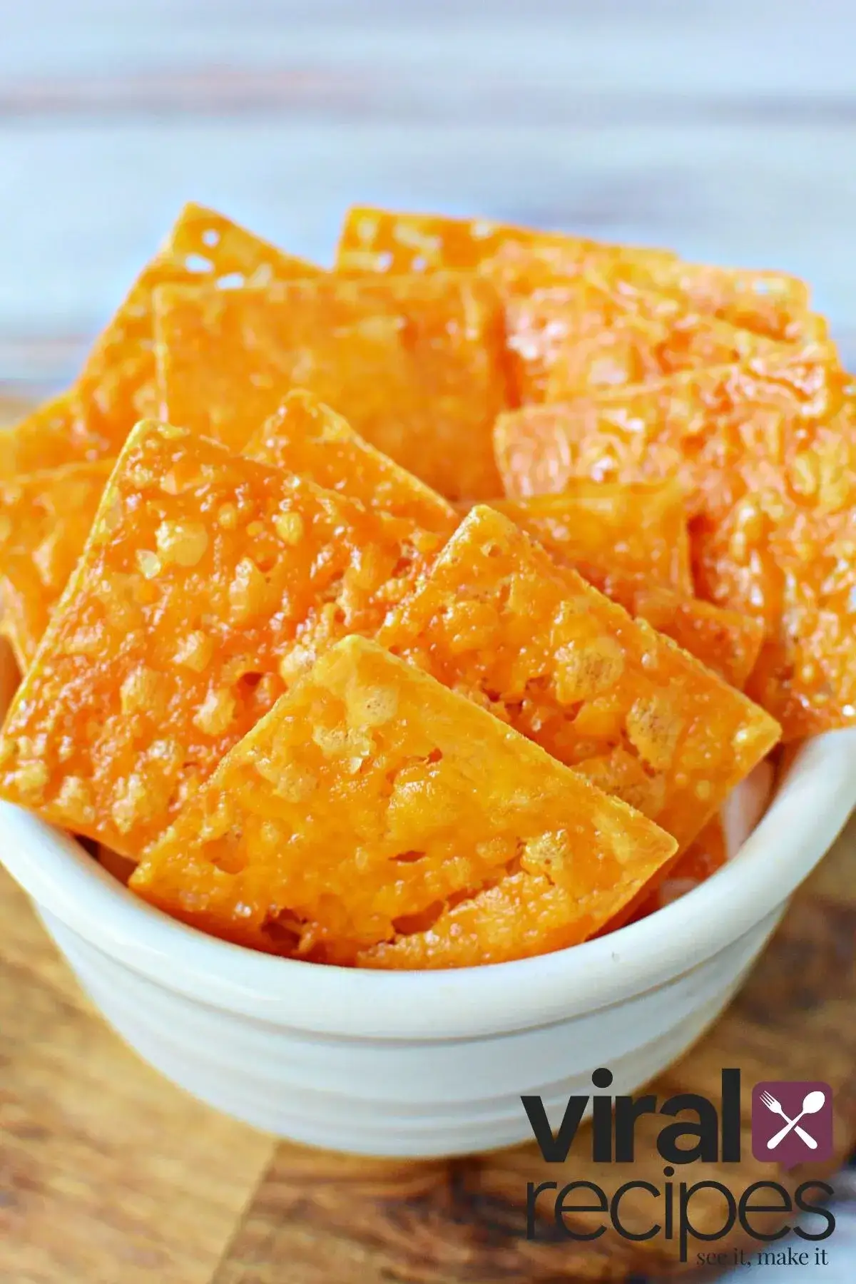 salty side dish homemade cheez its
