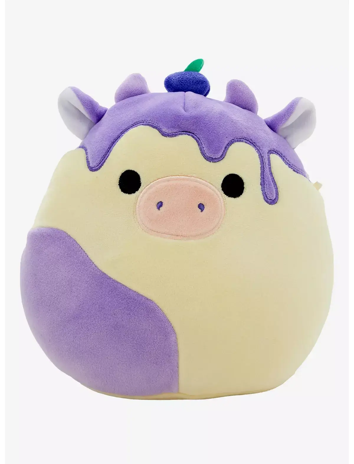 squishmallows blueberry cow plush