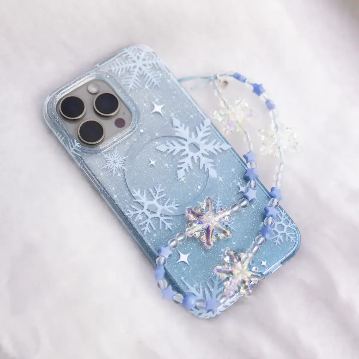 velvet caviar snowflake charm