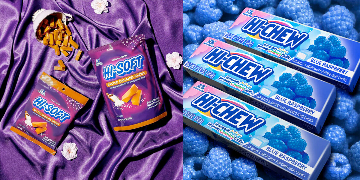 HI-SOFT and Blue Raspberry HI-CHEW