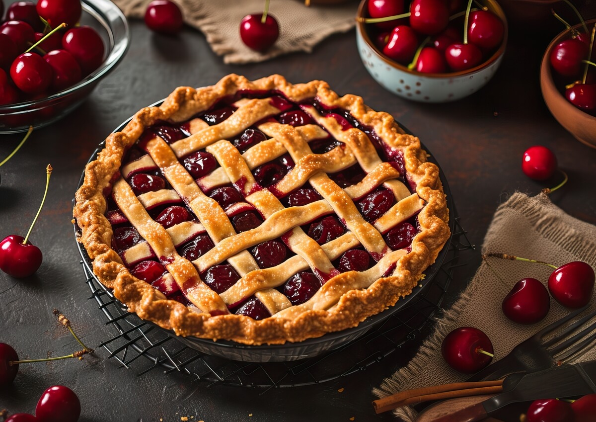 juicy cherry pie
