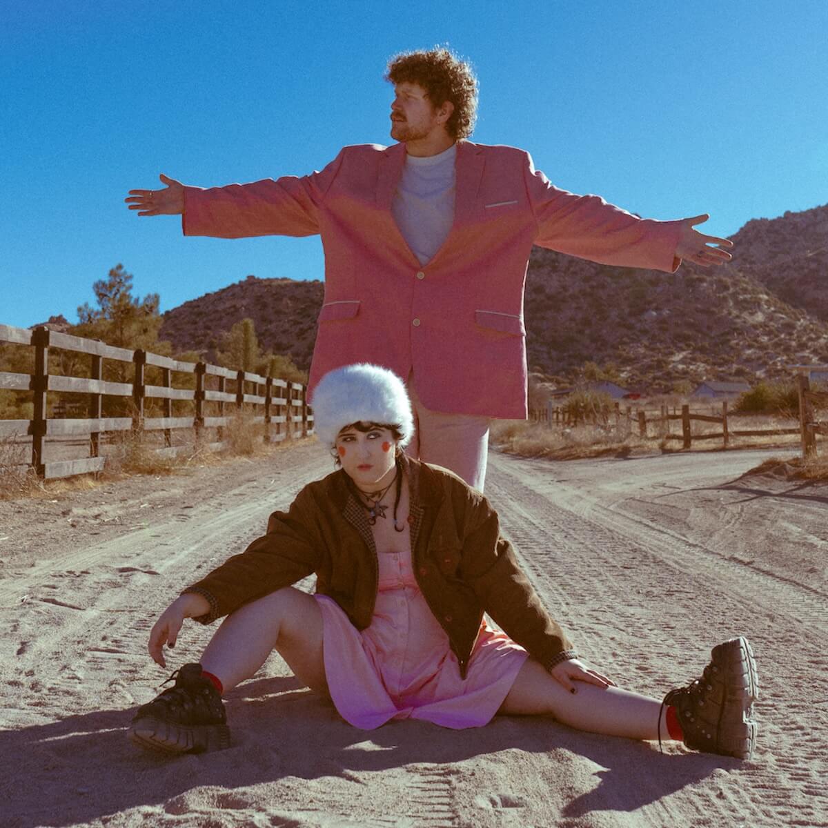 Fake Dad in desert press image