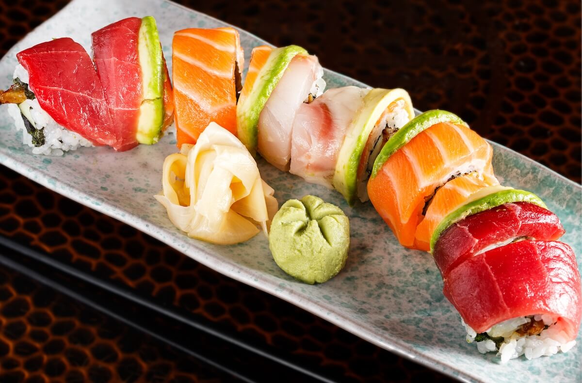 Shutterstock: Rainbow Sushi Roll