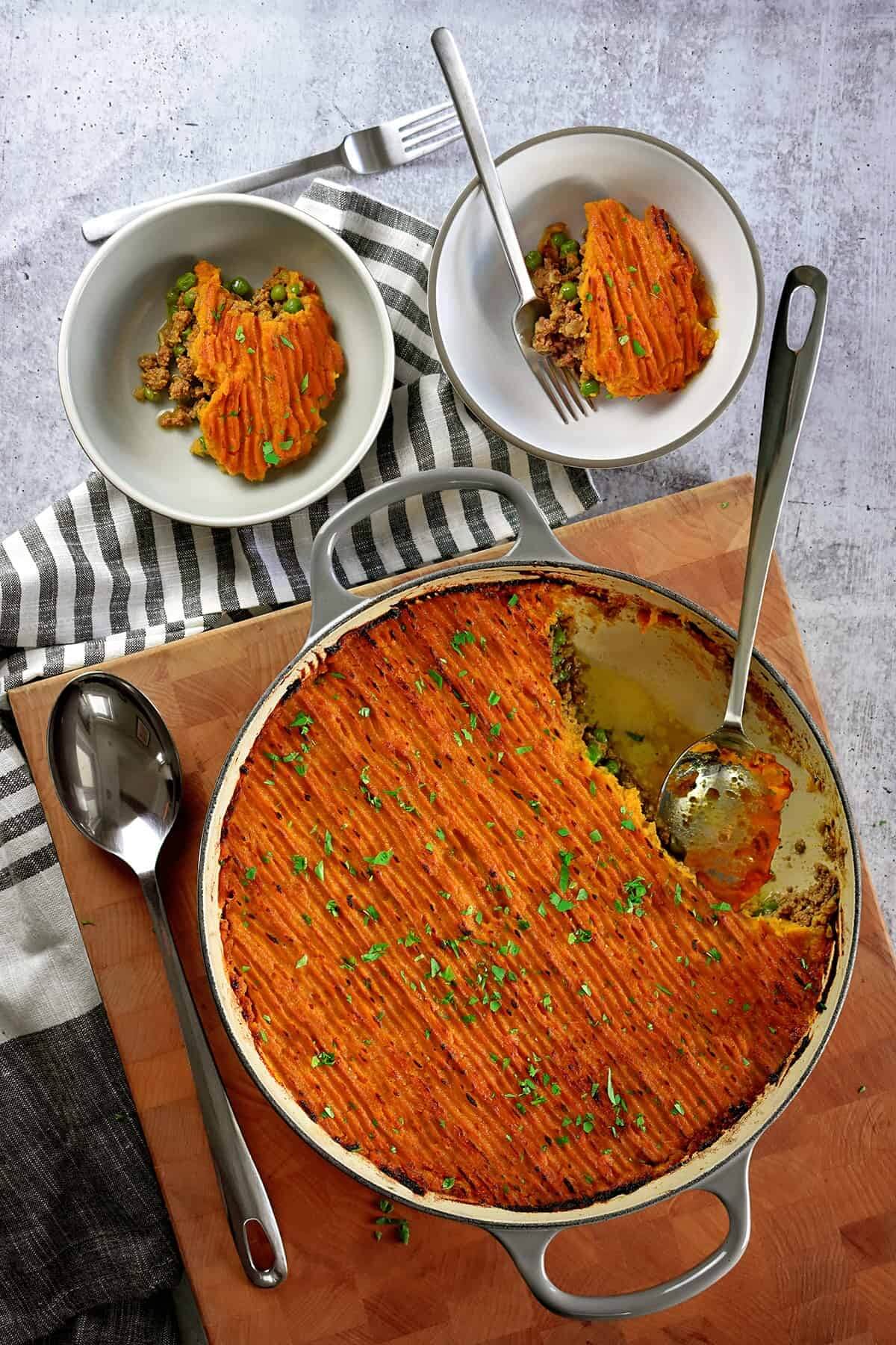 nom nom paleo indian spiced shepherd's pie