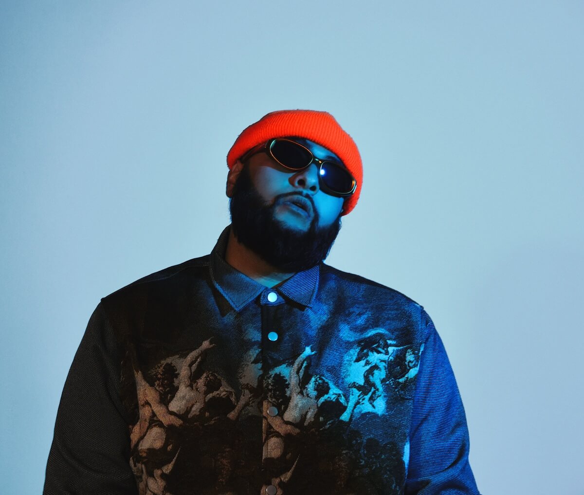 Ajii Sadchella promo art with orange beanie