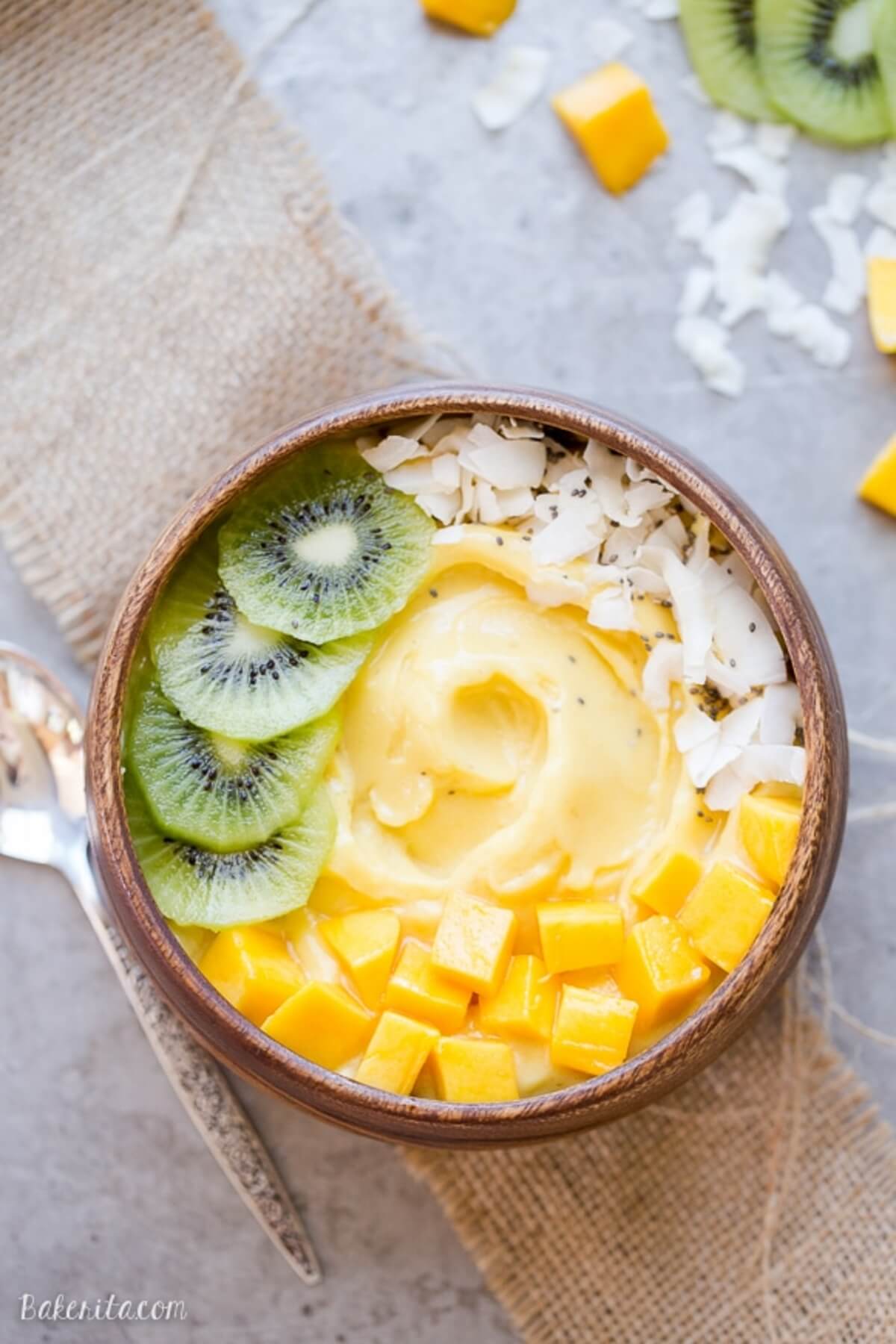 bakerita mango pineapple smoothie bowl