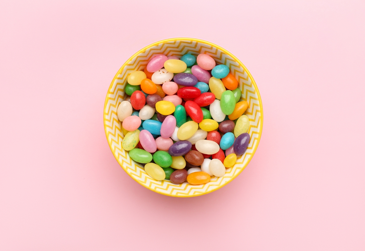 bowl of jellybeans