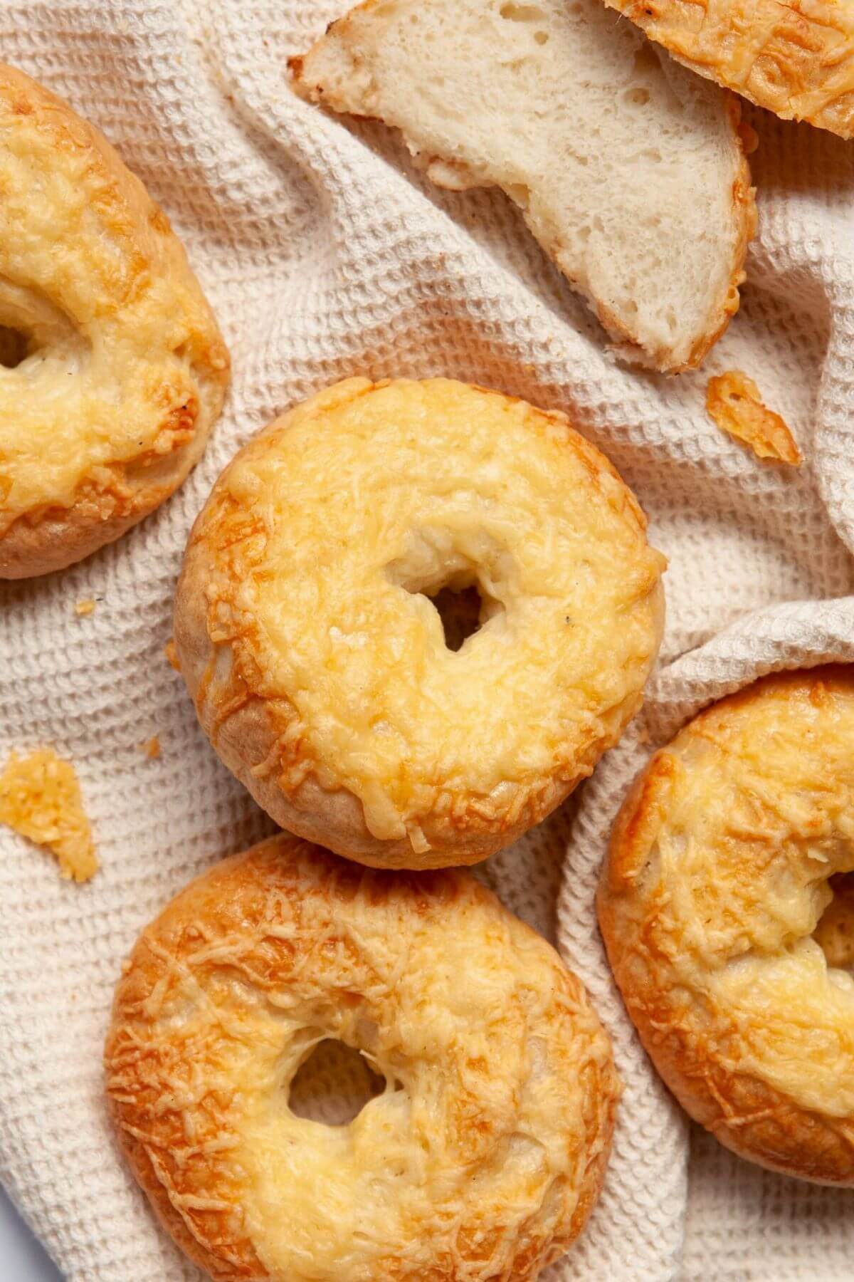 healthful blondie asiago bagel