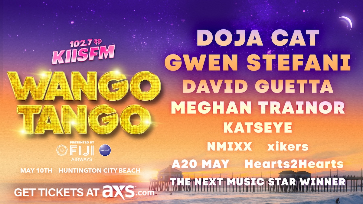Kiss FM iHeartRadio Wango Tango 2025 lineup graphic