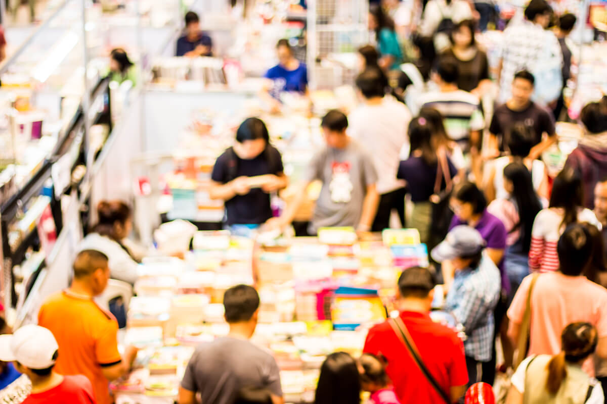 library during event