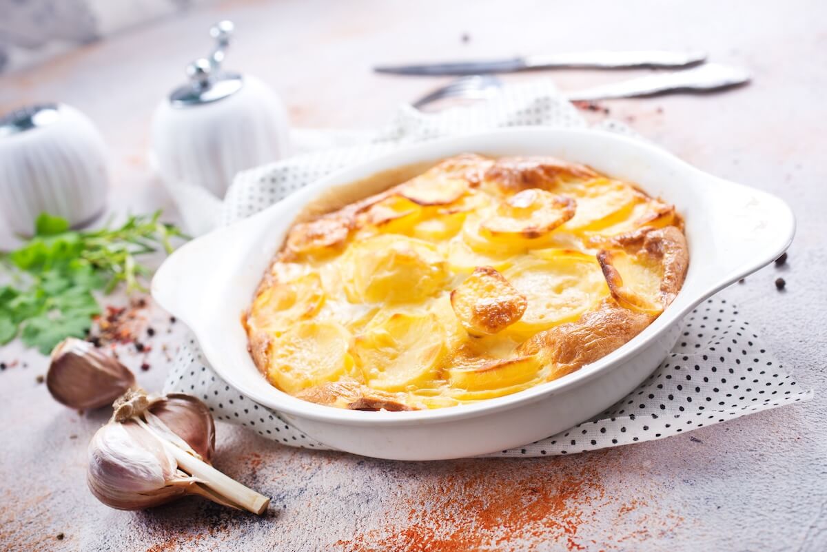 Shutterstock: potatoes au gratin
