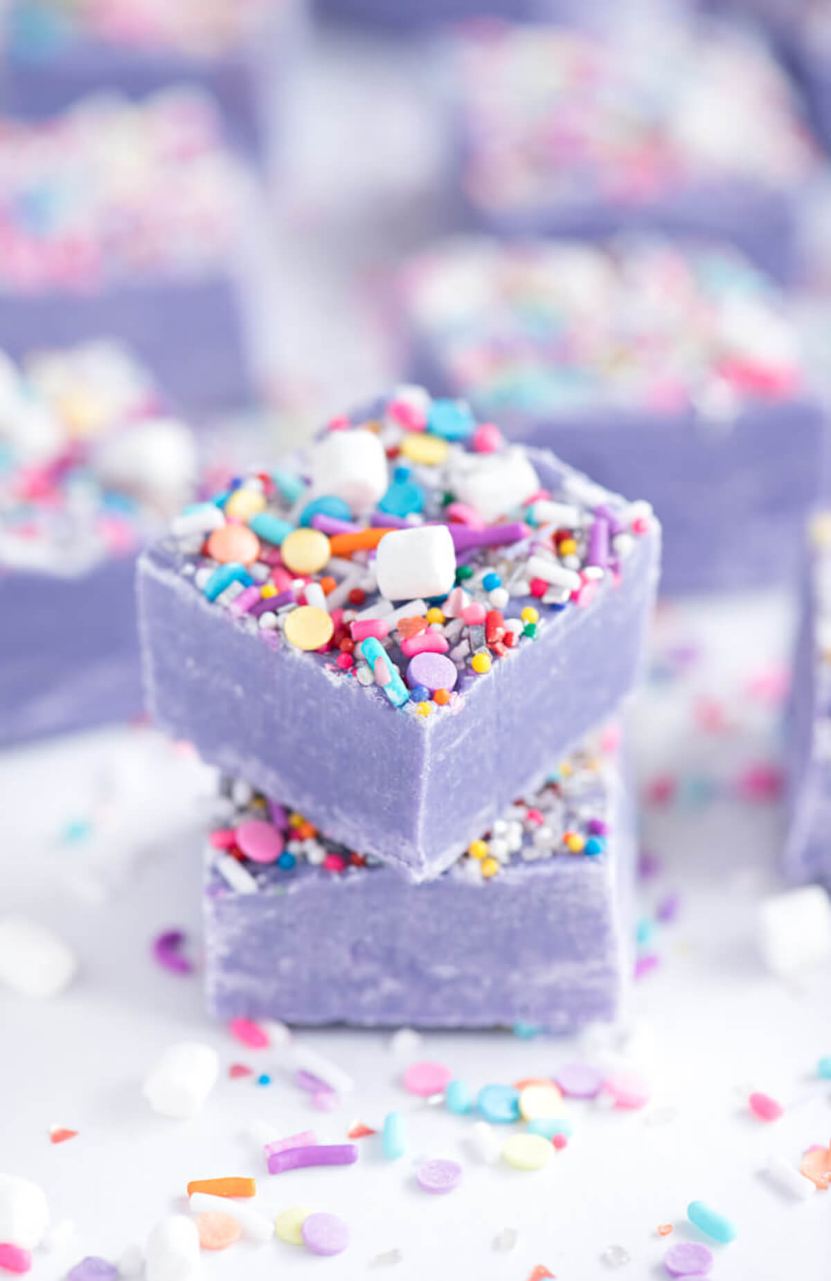 sprinkles for breakfast unicorn fudge