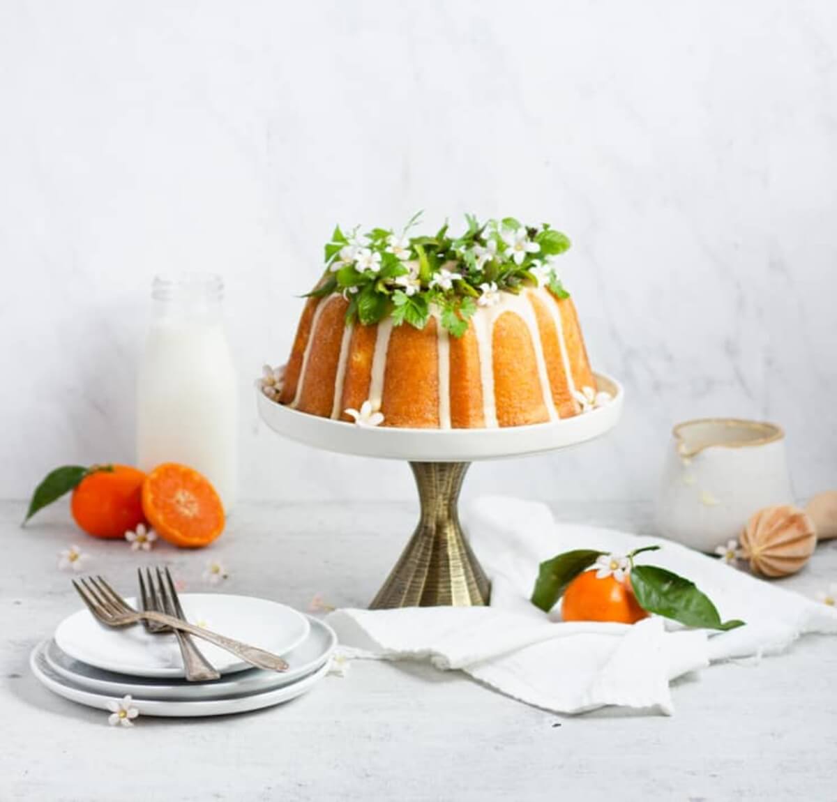 the simple sweet life orange blossom cake
