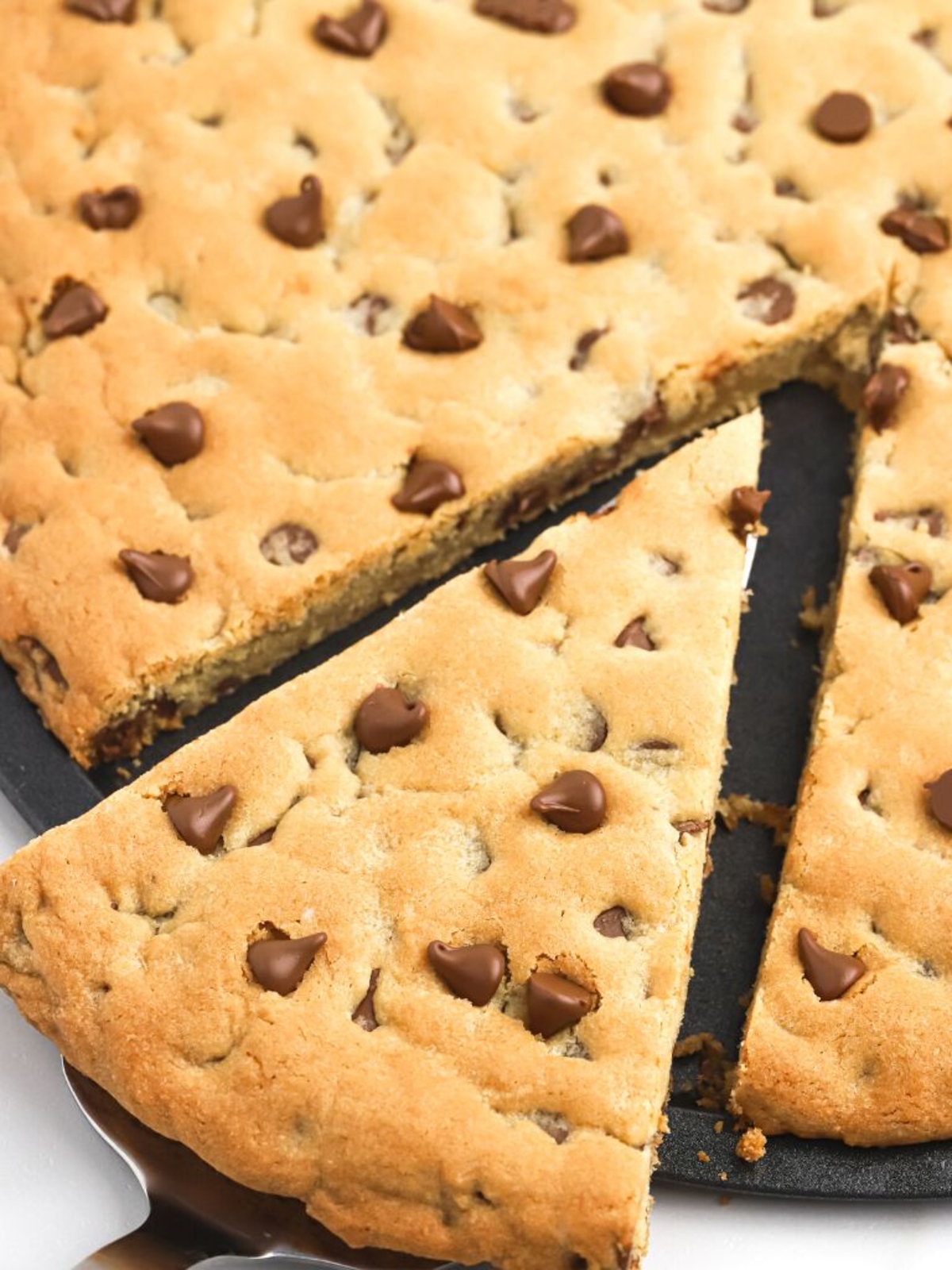 together as family chocolate chip cookie pizza