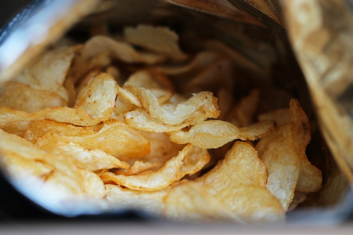 Unsplash: Bag of potato chips inside by Esperanza