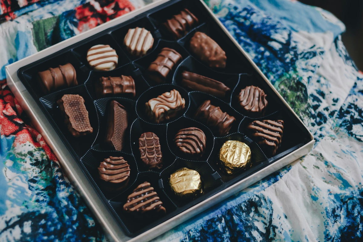 Unsplash: Box of assorted chocolates by Monique Carrati