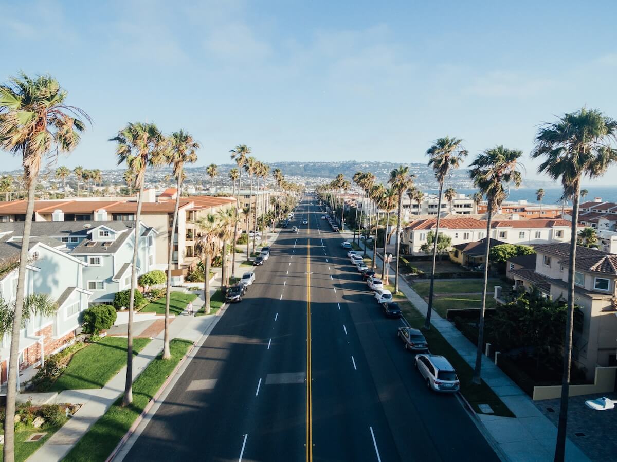 Unsplash: Street in california by Paul Hanaoka