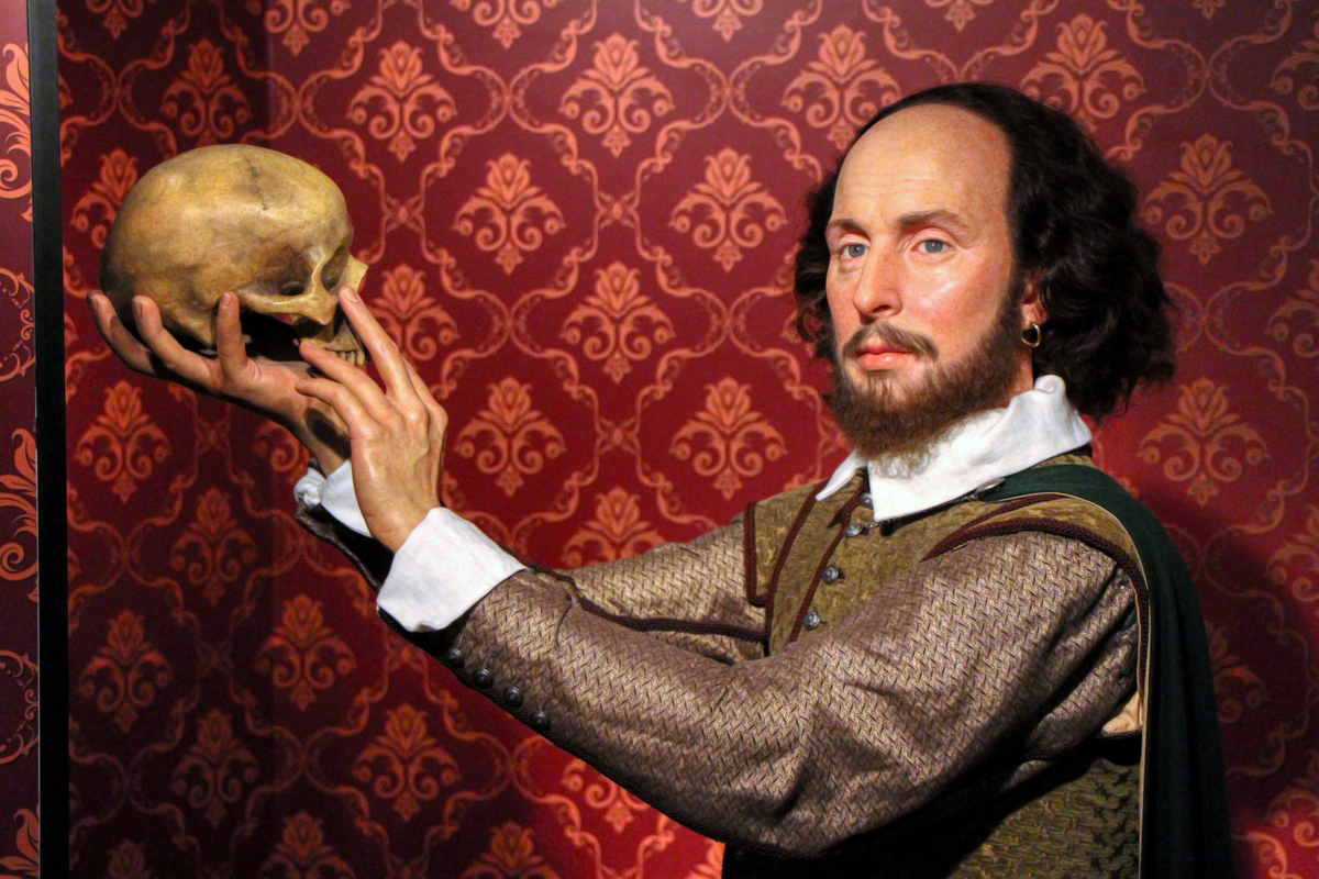 william shakespeare wax figure