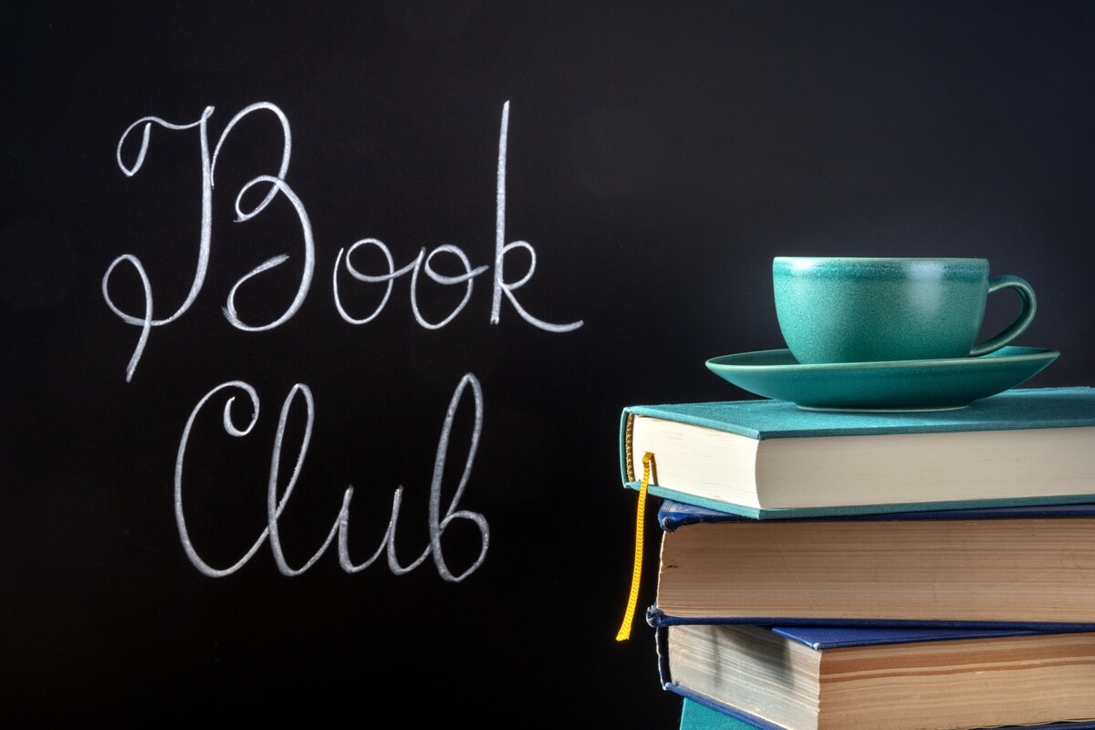 book club chalk board