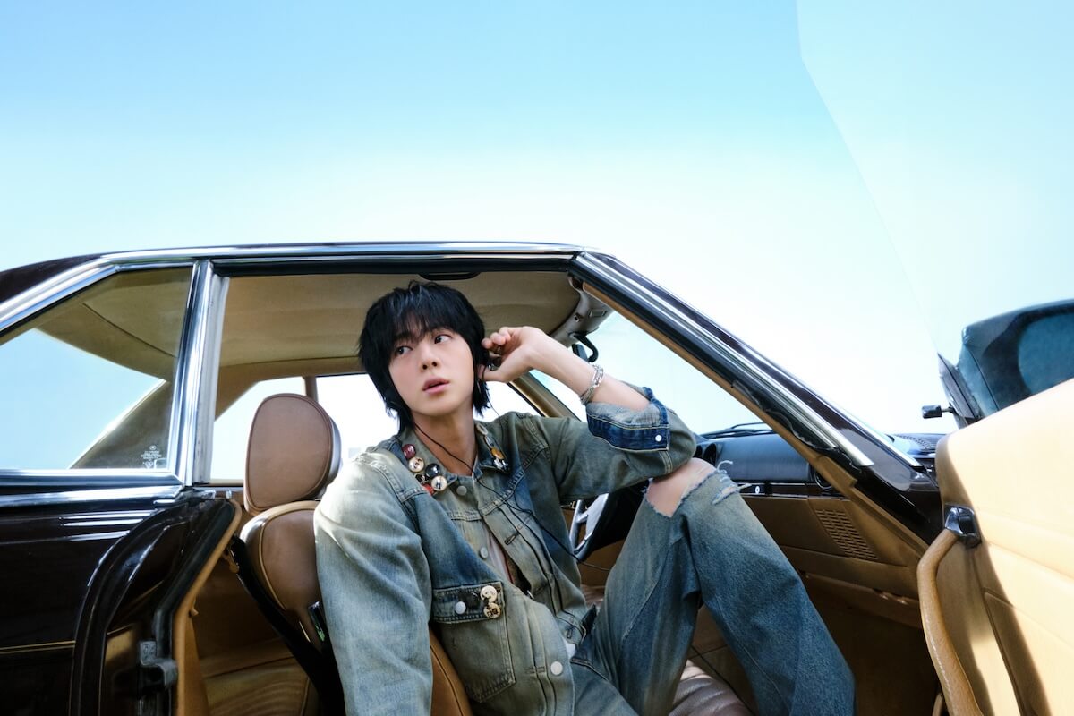 BTS Jin 'Echo' sophomore album promo image for New Music Friday