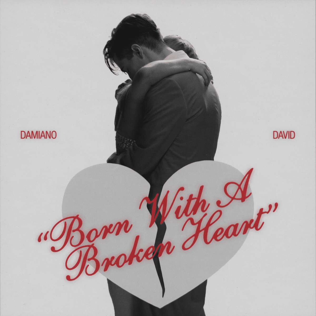 Damiano David: Born with a broken heart single art