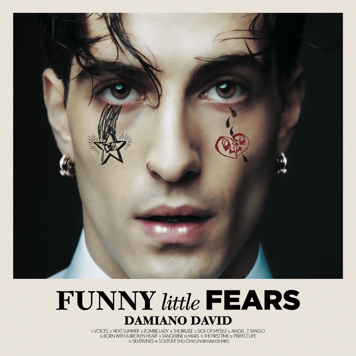 Damiano David: FUNNY little FEARS album art