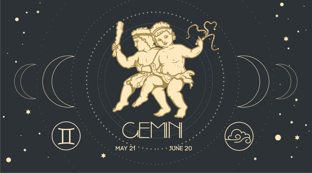 Shutterstock: Gemini zodiac art