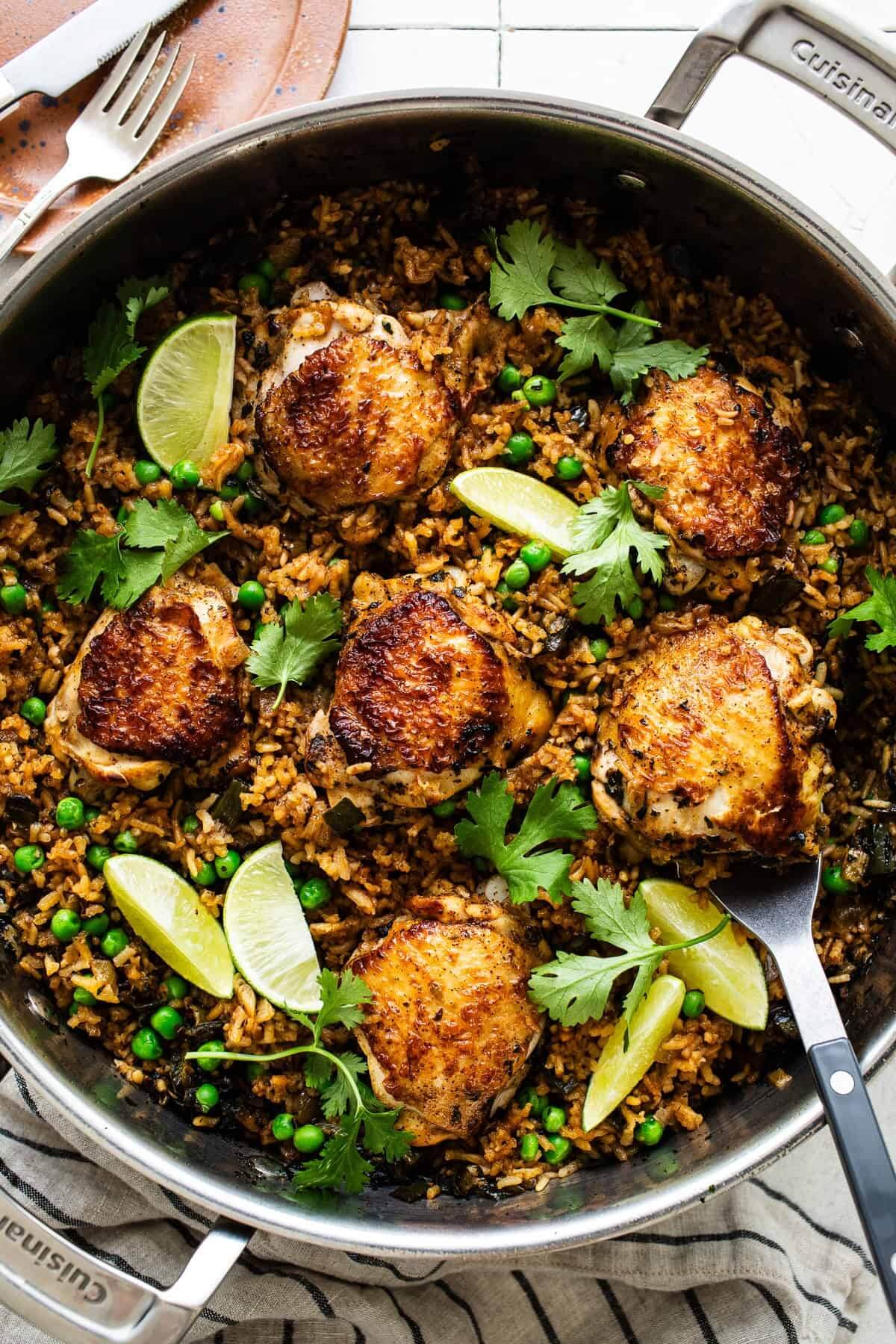 isabel eats arroz con pollo