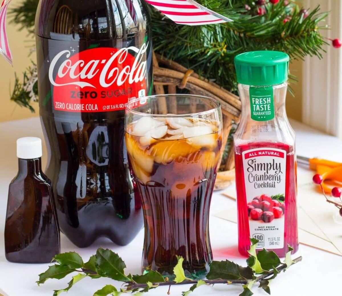 no plate like home cranberry coke mocktail