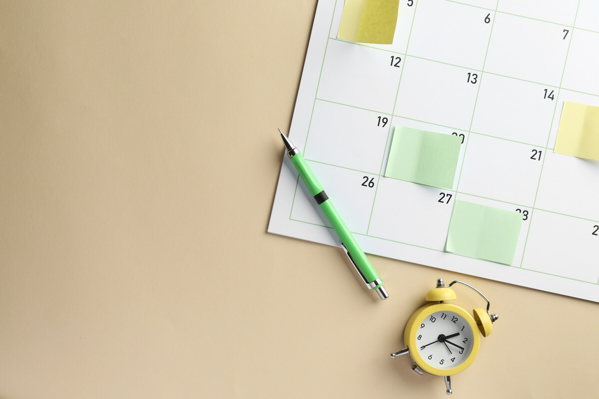 picture of a calendar