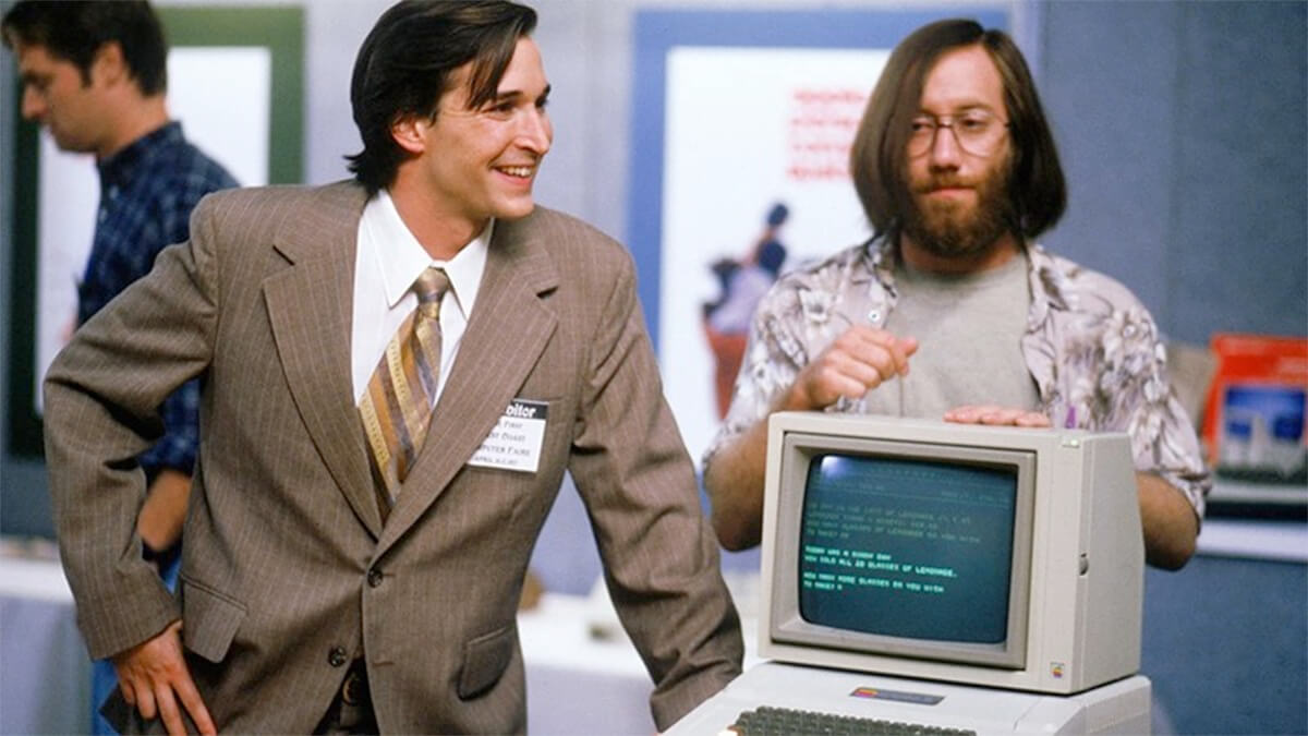 Noah Wyle in TNT film Pirates of Silicon Valley as Steve Jobs