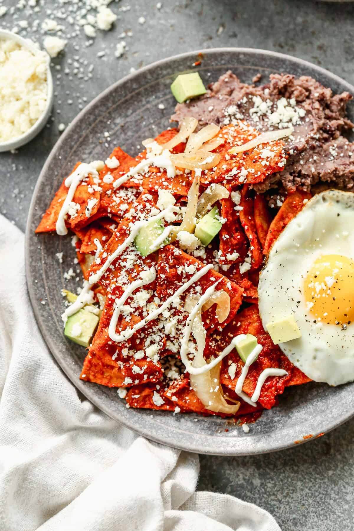 tastes better from scratch chilaquiles