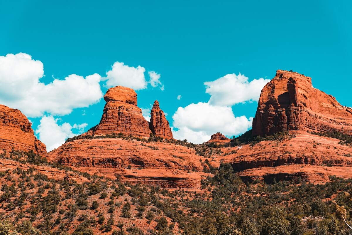 Unsplash: Sedona rock formations by Anthony Melone