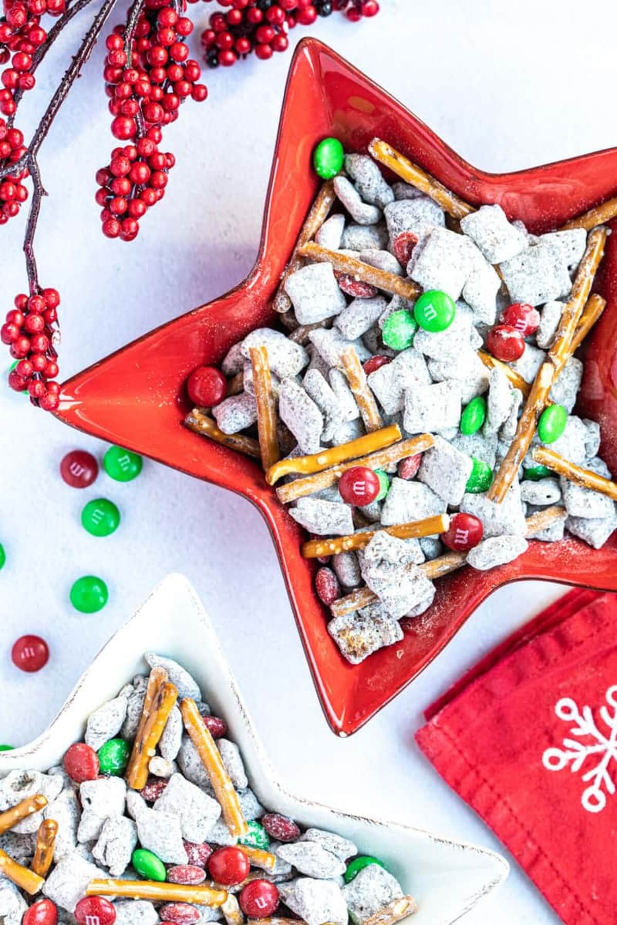 vanilla bean cuisine christmas puppy chow