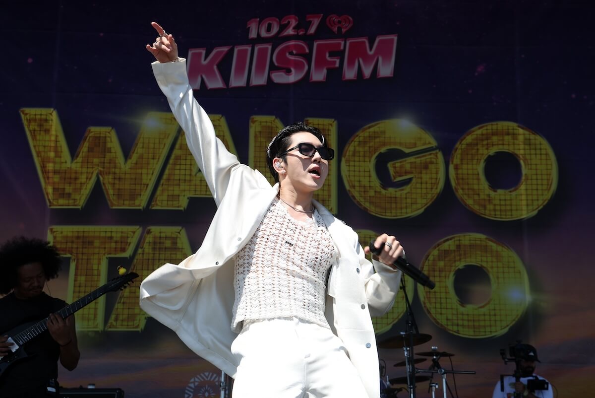Shutterstock: HUNTINGTON BEACH, CALIFORNIA - MAY 10: (FOR EDITORIAL USE ONLY) KINO performs onstage during iHeartRadio's 102.7 KIIS FM Wango Tango in Huntington Beach, California on May 10, 2025. (Photo by Phillip Faraone/Getty Images for iHeartRadio)