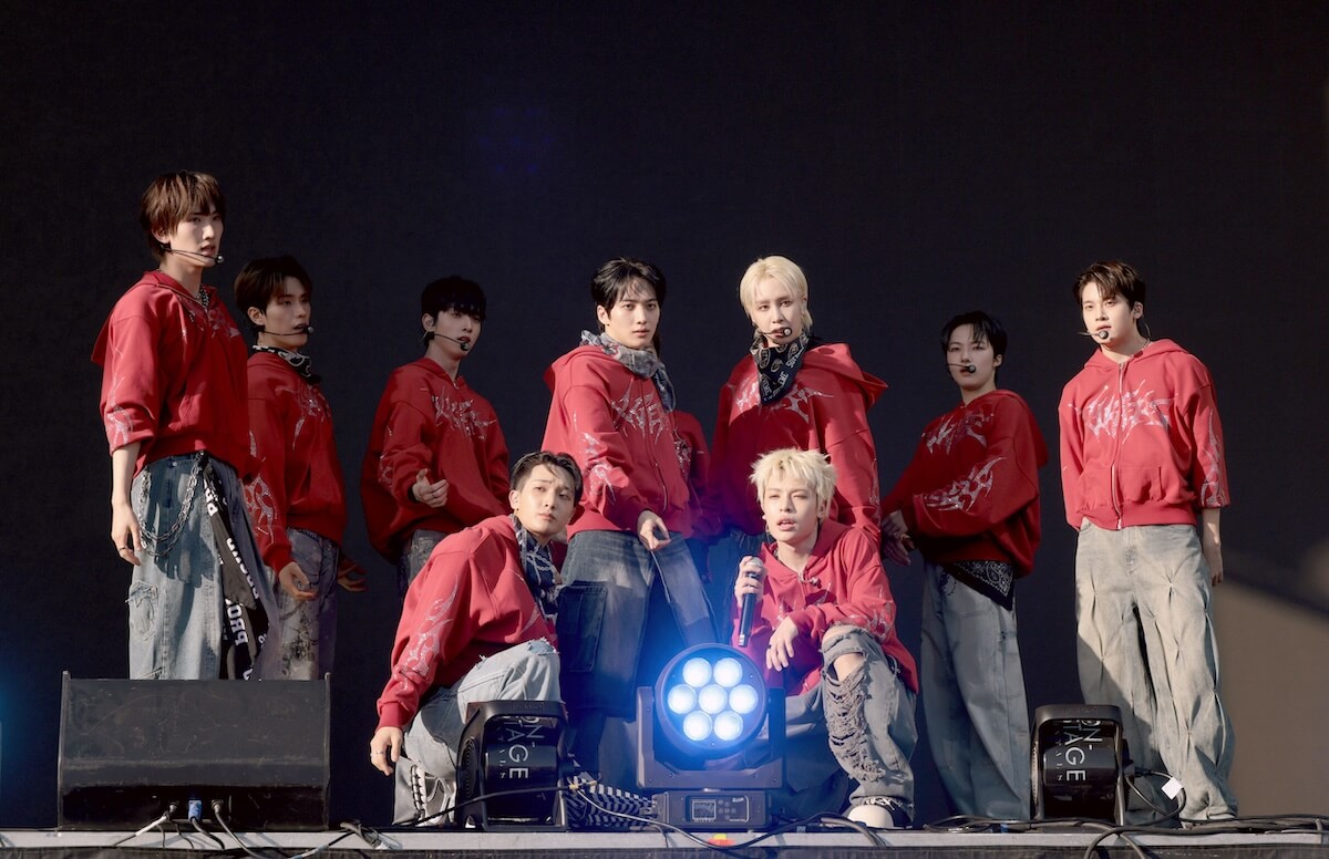 Shutterstock: HUNTINGTON BEACH, CALIFORNIA - MAY 10: (FOR EDITORIAL USE ONLY) (L-R) Seeun, Jinsik, Yujun, Sumin, Minjae, Hunter, Yechan, Junghoon and Junmin of xikers perform onstage during iHeartRadio's 102.7 KIIS FM Wango Tango in Huntington Beach, California on May 10, 2025. (Photo by Kevin Mazur/Kevin Mazur/Getty Images for iHeartRadio)