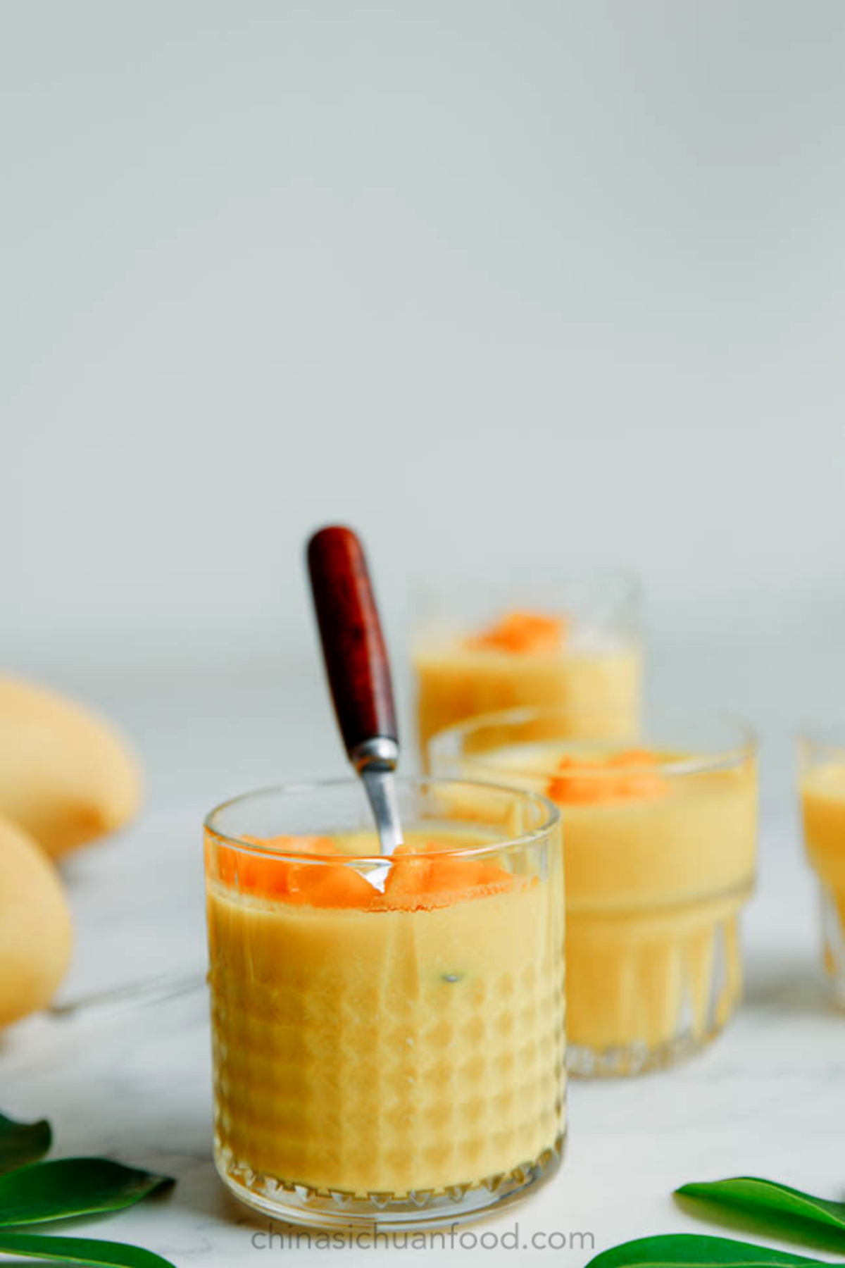 china sichaun food chinese mango pudding