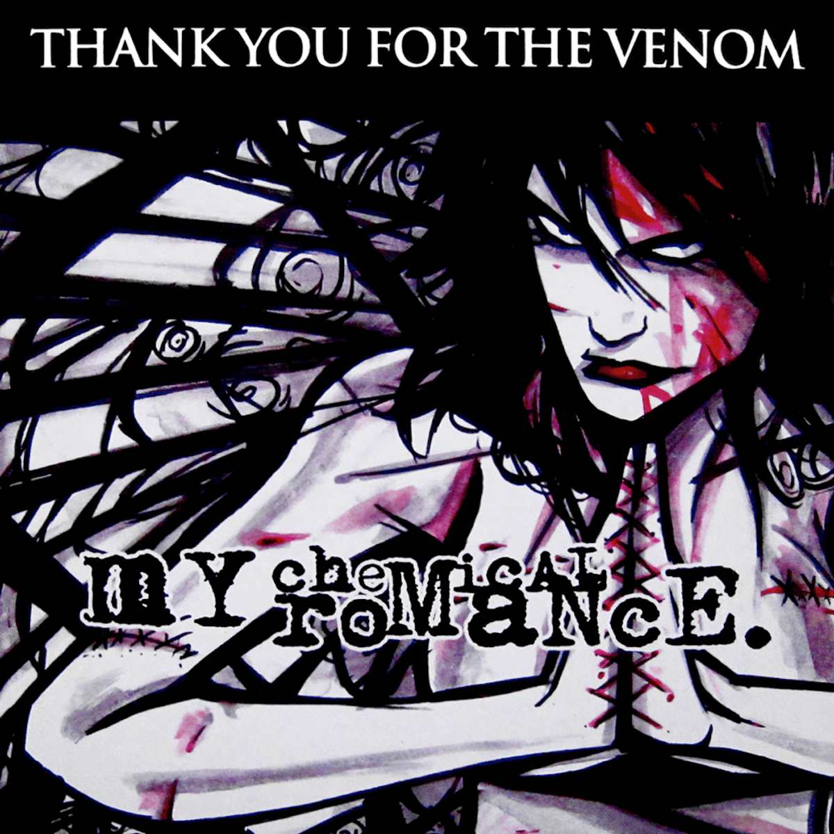 My Chemical Romance: Thank You for the Venom single art