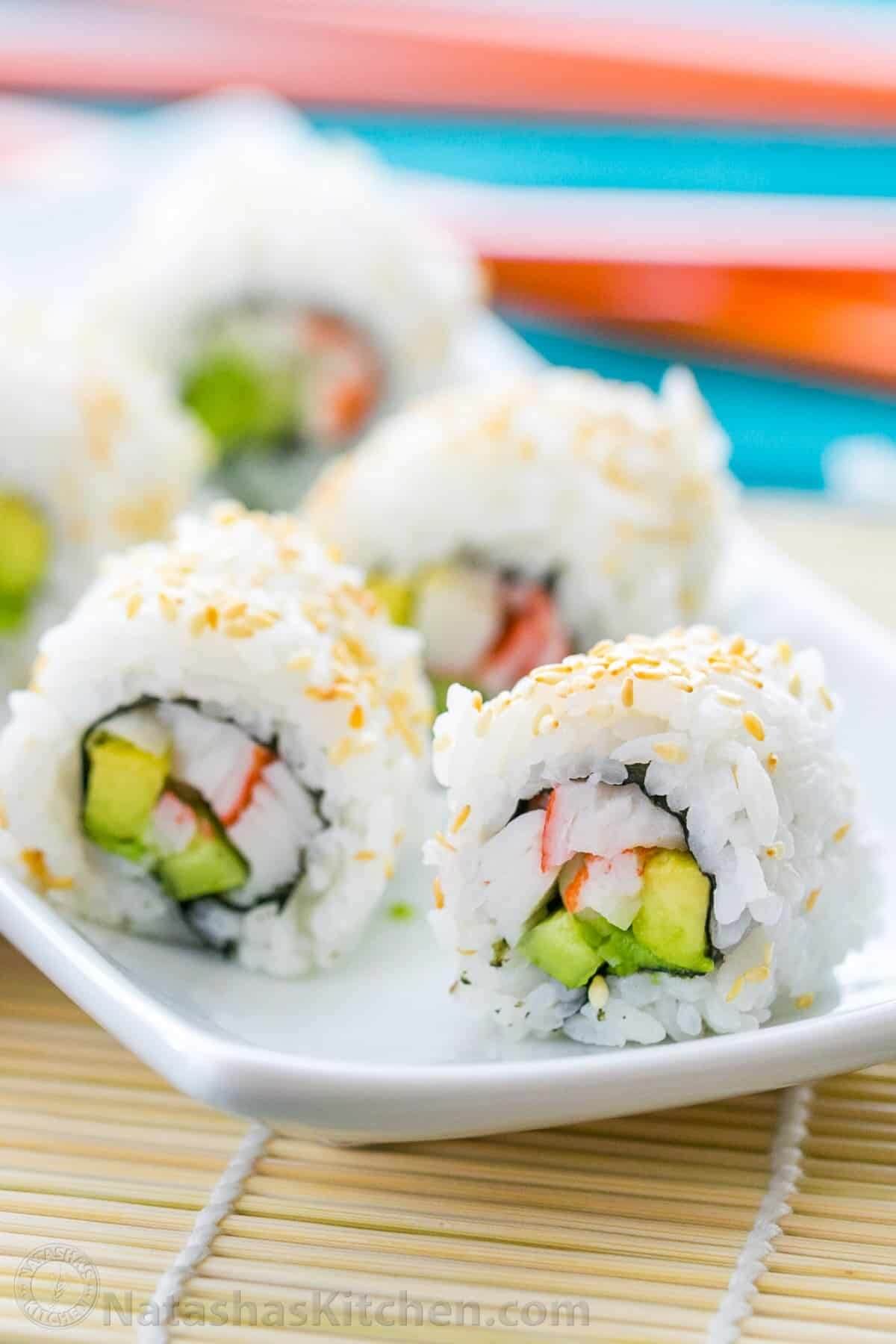 natasha's kitchen california roll