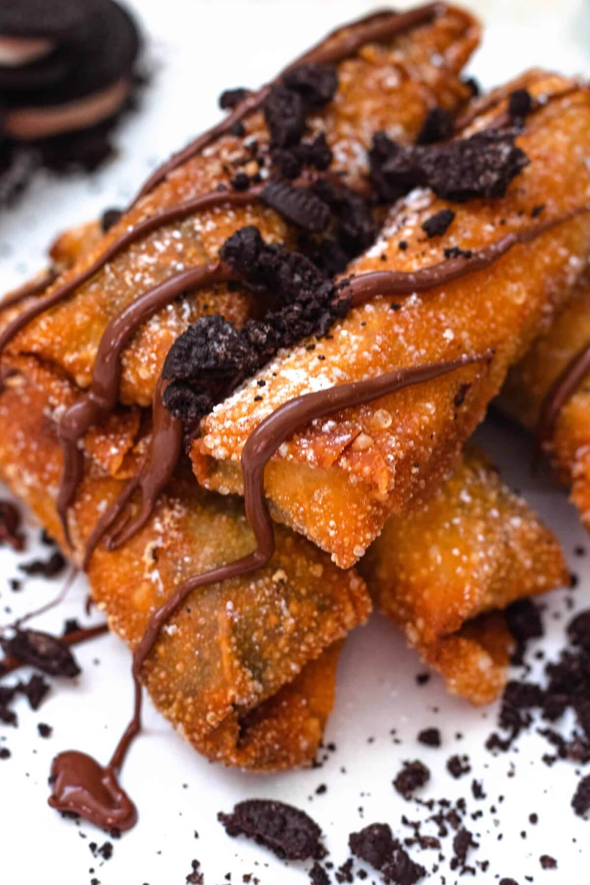 the foreign fork oreo egg rols