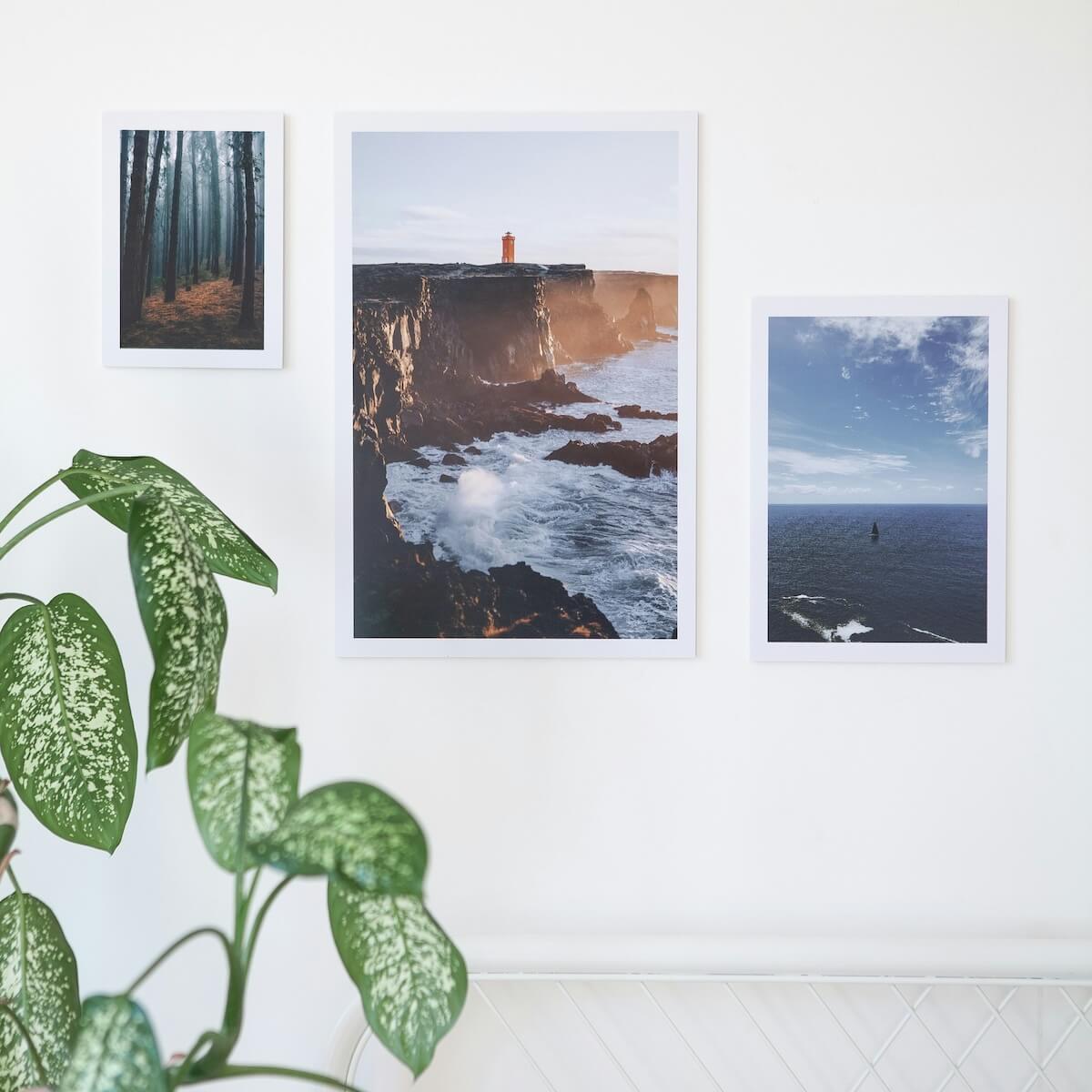 Unsplash: Coastal wall prints by Kristyna Squares One