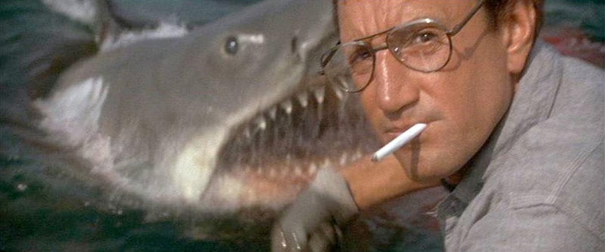 Jaws: Movie still Bruce the shark