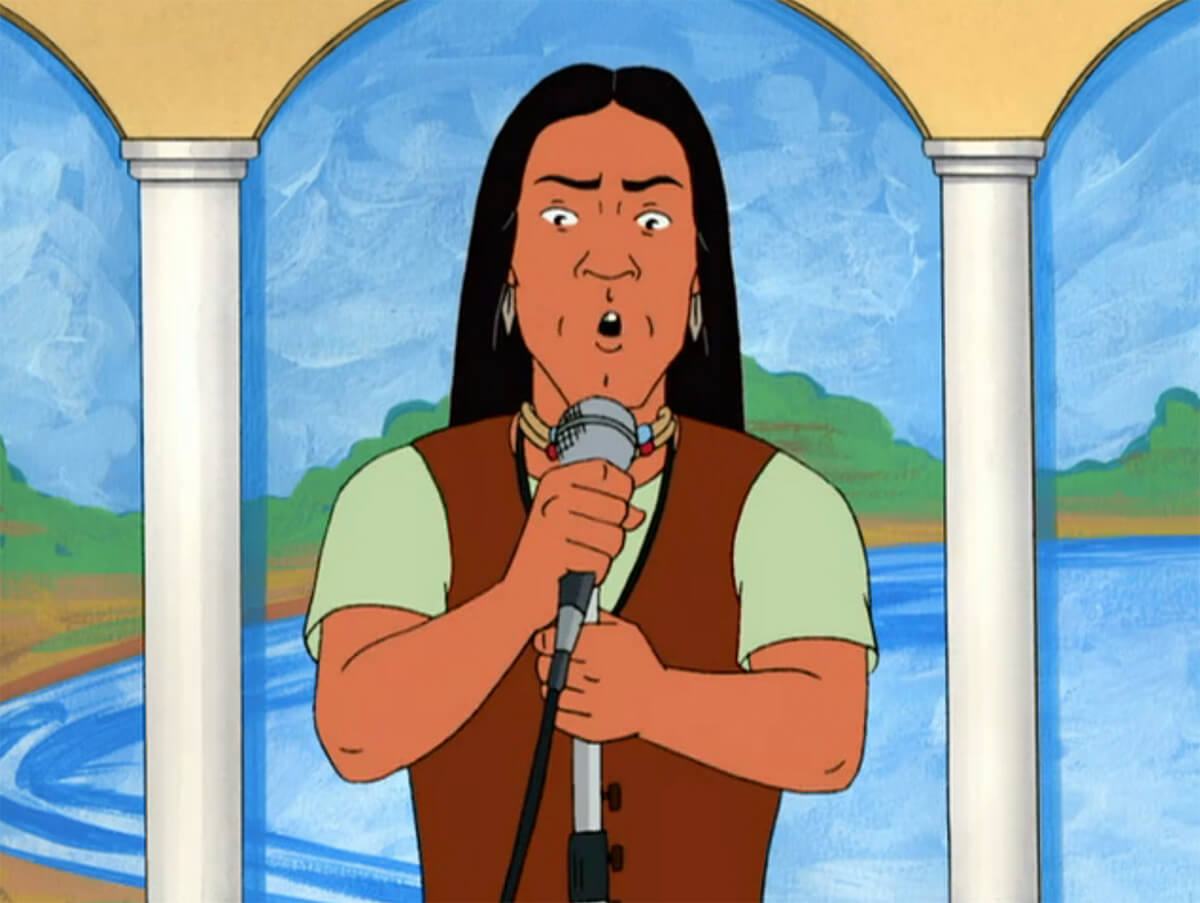 King of the Hill: John Redcorn singing