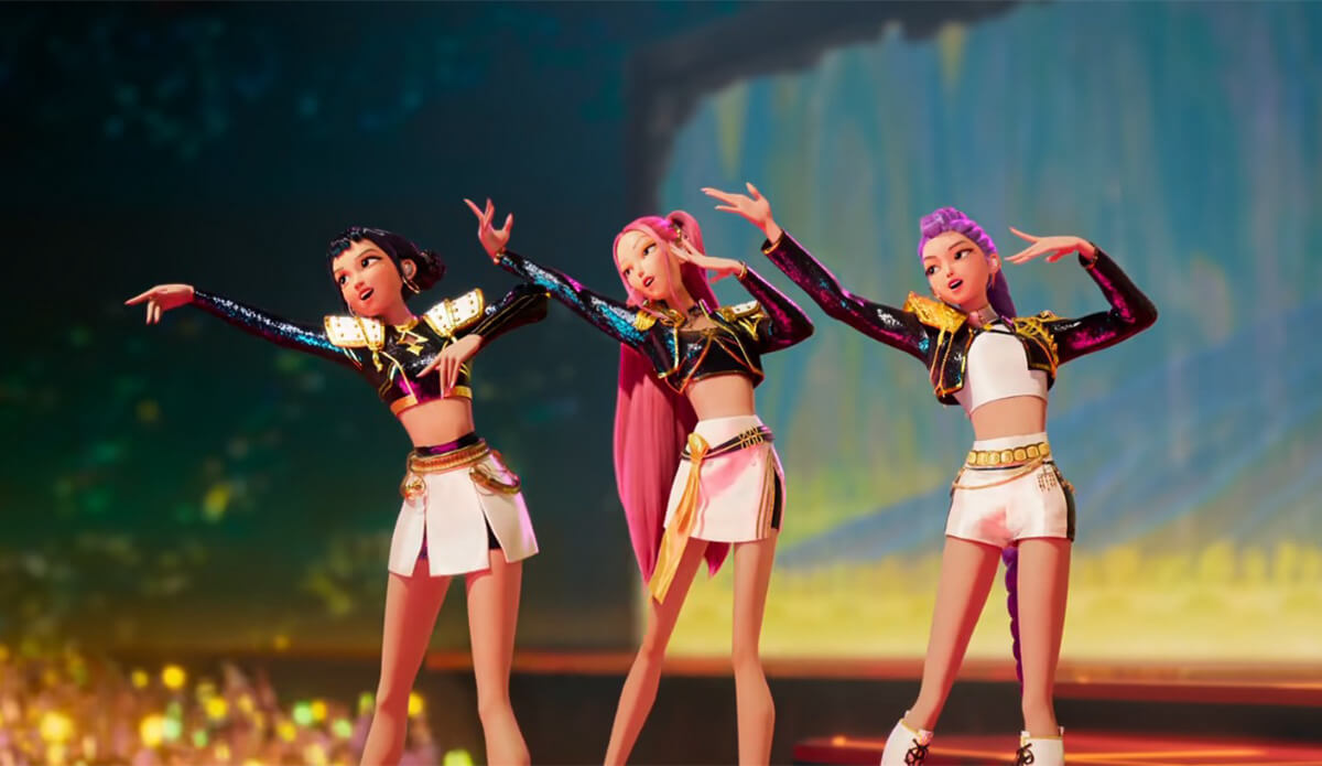 KPop Demon Hunters: HUNTR/X performance of Golden