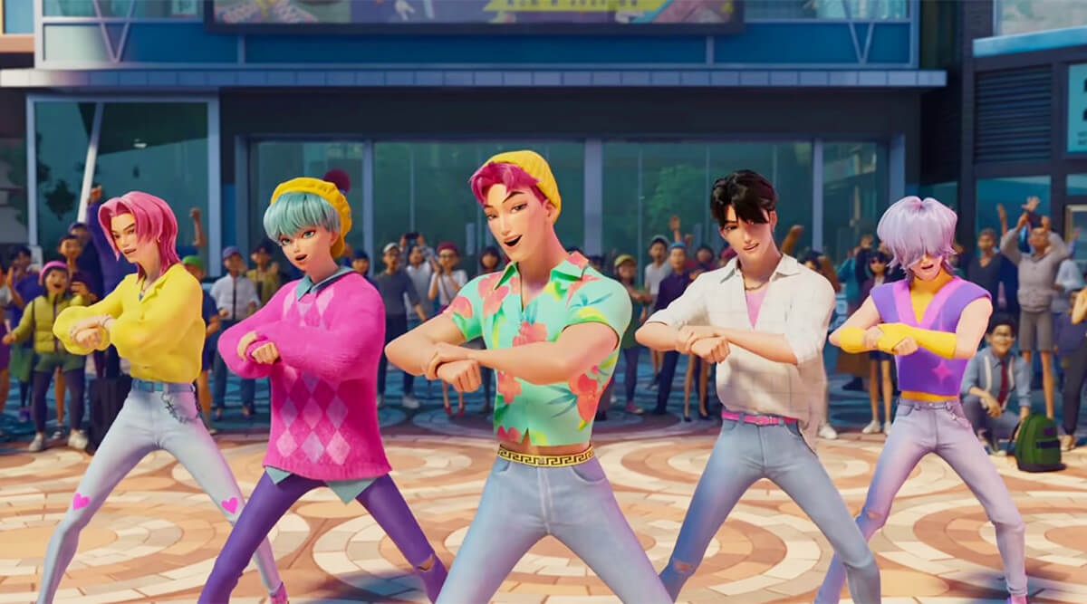 KPop Demon Hunters: Saja Boys performing 'Soda Pop'