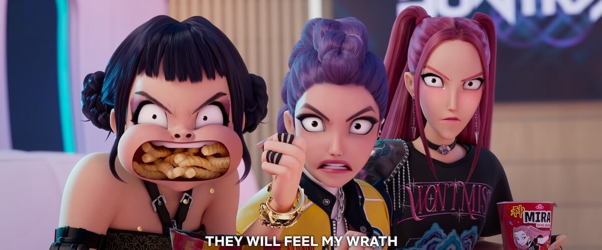 KPop Demon Hunters: Zoey, Rumi and Mira 'Feel my wrath'