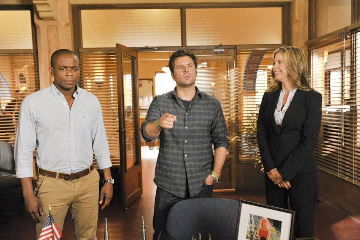 Psych: Shawn, Gus and Betsy