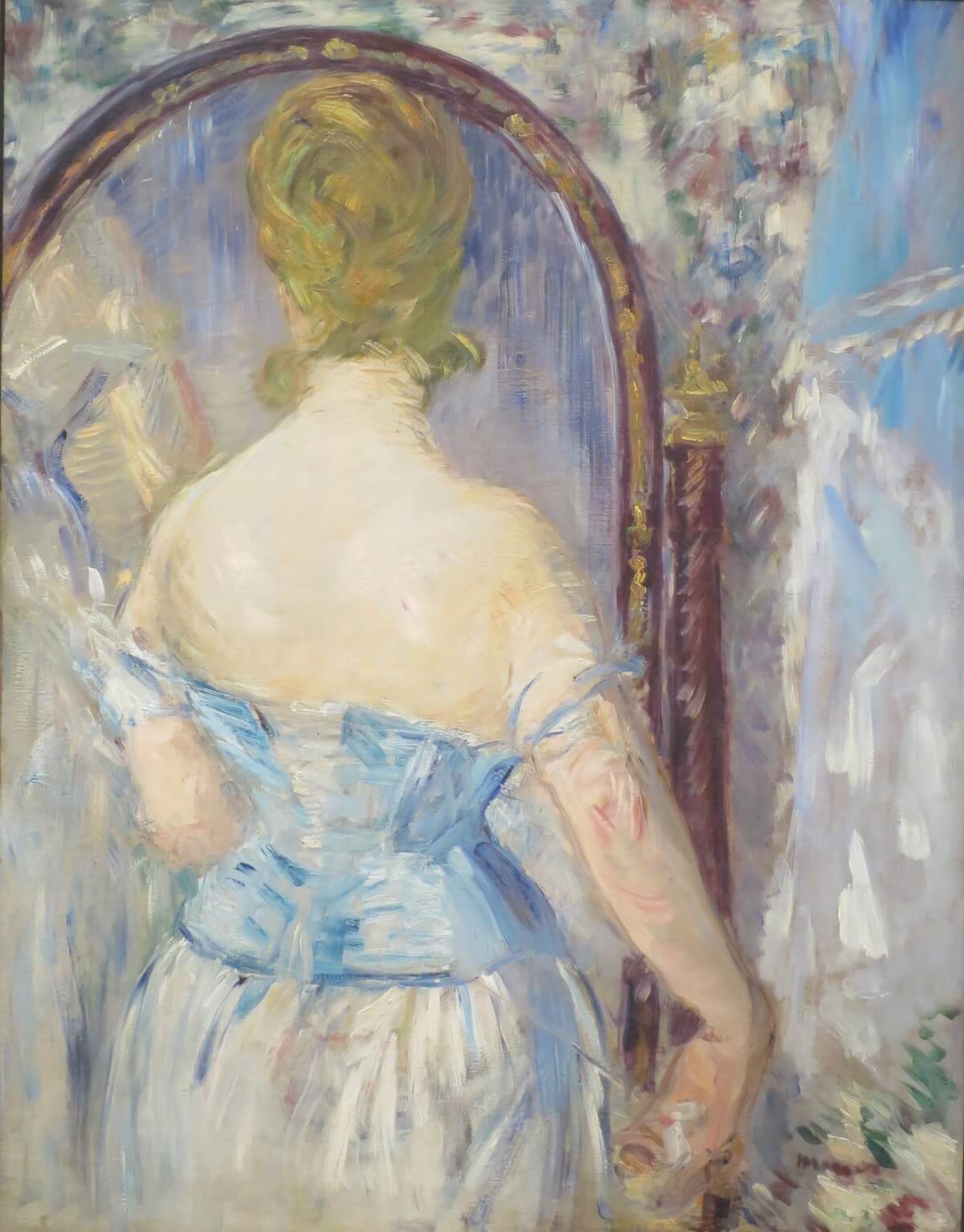 rawpixel: Before the Mirror (1865) by Edouard Manet.
